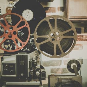 movie, reel, projector