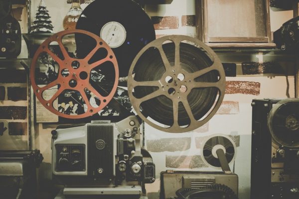 movie, reel, projector